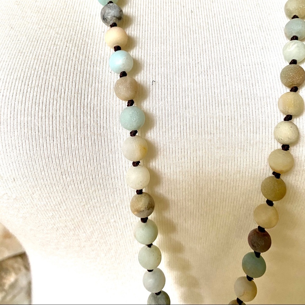 Just in!  Boho amazonite steer necklace - Picture 6 of 6